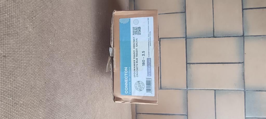 Spouwhaken verzinkt 180mm, Doe-het-zelf en Bouw, Ophalen, Nieuw, 100 tot 250 mm, Overige typen