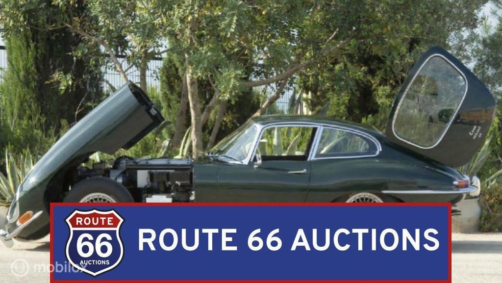 Jaguar E-Type S2 Coupe | 1970 | Route 66 Auctions, Auto's, Zwart, Bedrijf, Handgeschakeld, Overige carrosserie