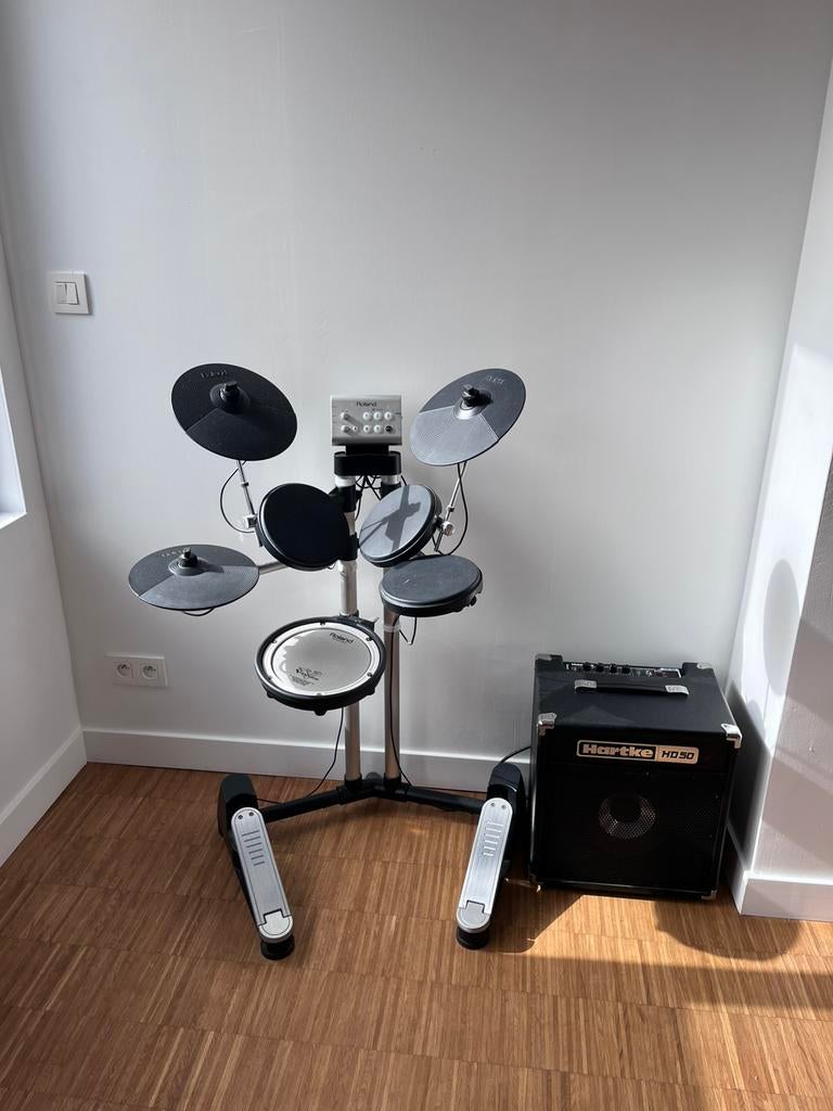 Roland HD-1 elektrisch drumstel, Muziek en Instrumenten, Drumstellen en Slagwerk, Gebruikt, Roland, Ophalen