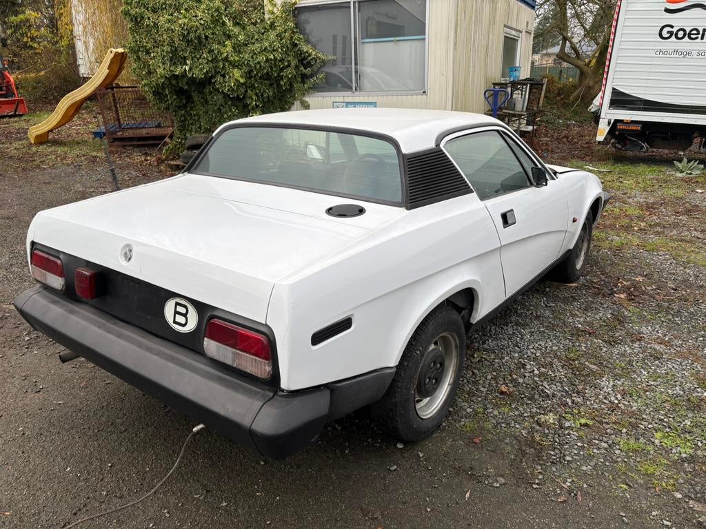 Triumph TR7, Auto's, Oldtimers, Stof, Triumph, Wit, Bedrijf