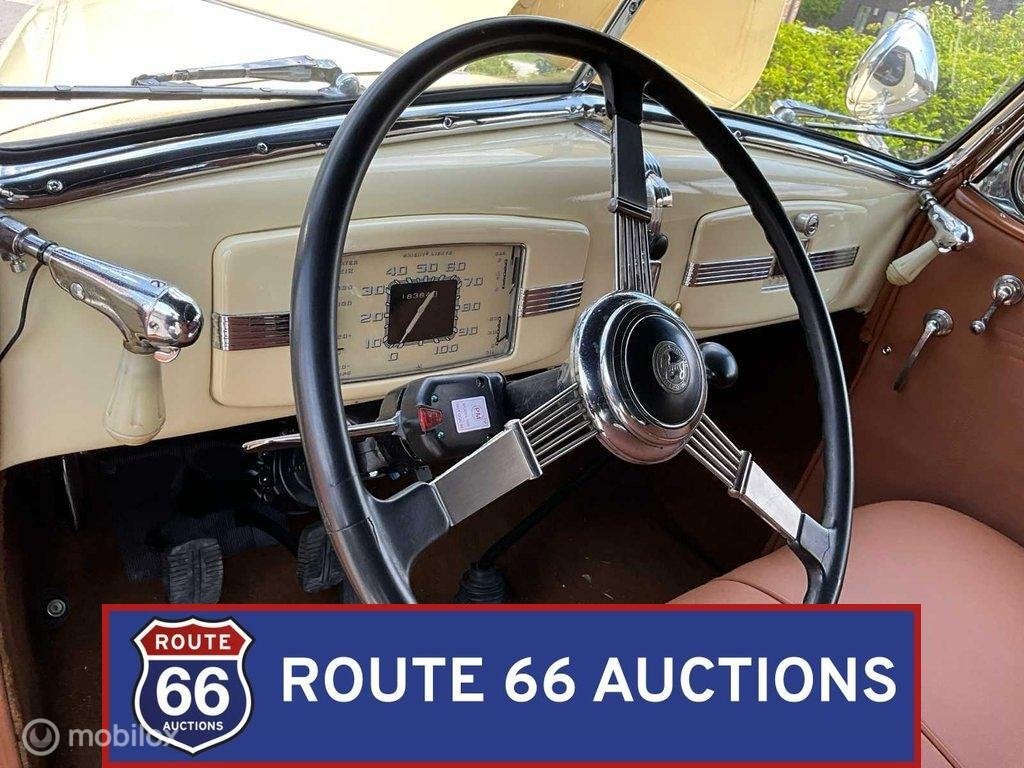 Buick Roadmaster | 1936 | Route 66 Auctions, Zwart, Bedrijf, Handgeschakeld, Buick