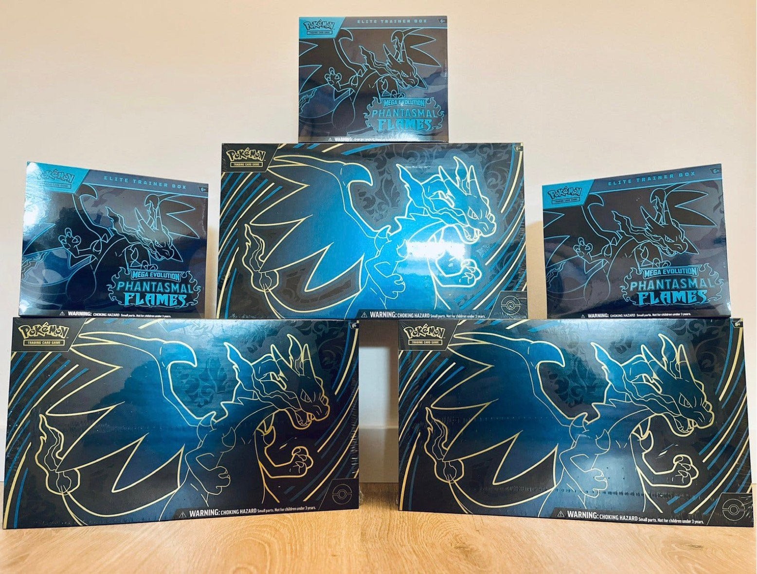 Mega Charizard X UPC & ETB Phantasmal Flames Sealed Pokémon, Ophalen of Verzenden, Nieuw, Boosterbox, Foil