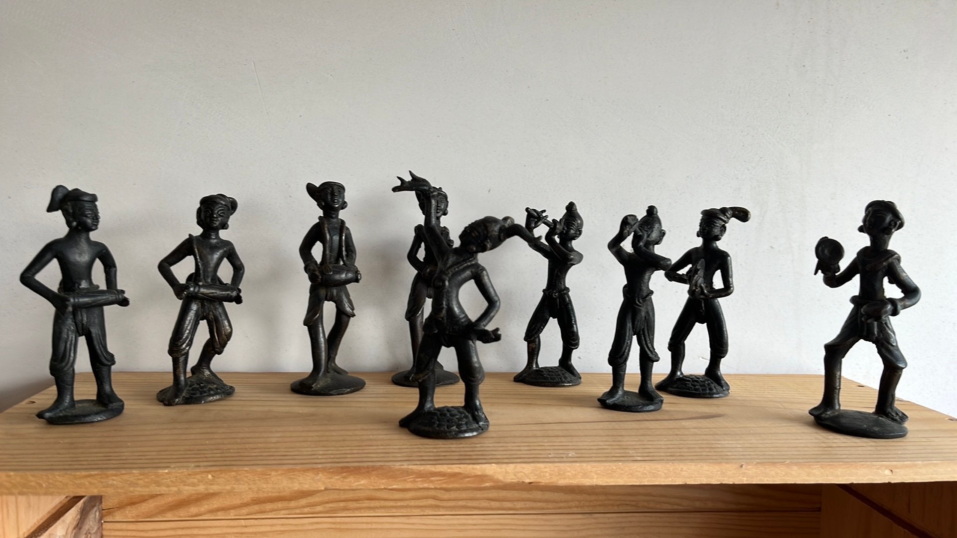 Birmaanse / Myanmarese beeldjes, Antiquités & Art, Sculpture, Brun, Bronze, Autres origines