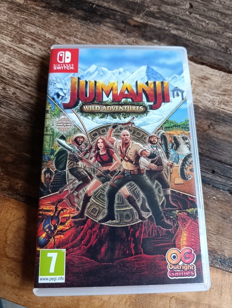 Jumanji Nintendo Switch, 1 joueur, À partir de 7 ans, Aventure et Action, Comme neuf