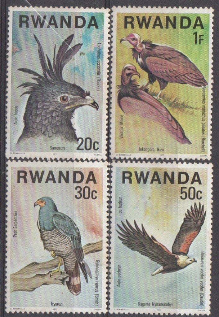 Rwanda - Vogels, Timbres & Monnaies, Timbres | Afrique, Enlèvement ou Envoi, Non oblitéré