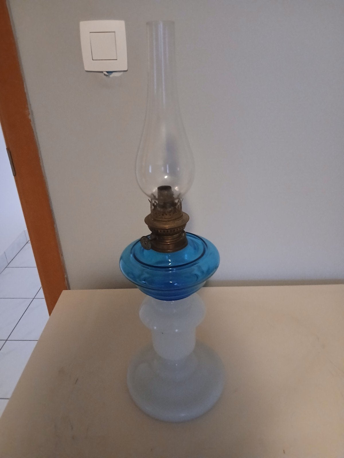 petrol lamp, Ophalen