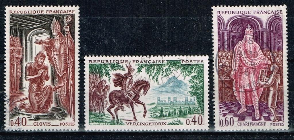 Timbres-poste de France - K 5767 - grands noms, Envoi, Affranchi