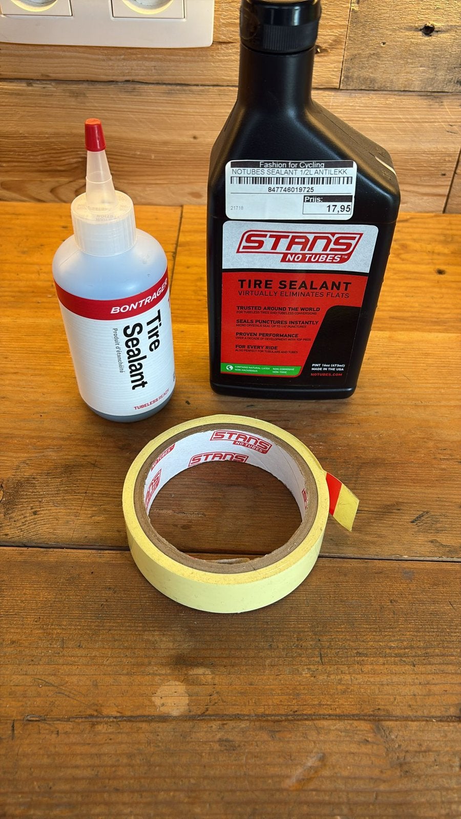 TIRE SEALANT STANS  STANS TUBELESS VELG LINT, Ophalen of Verzenden