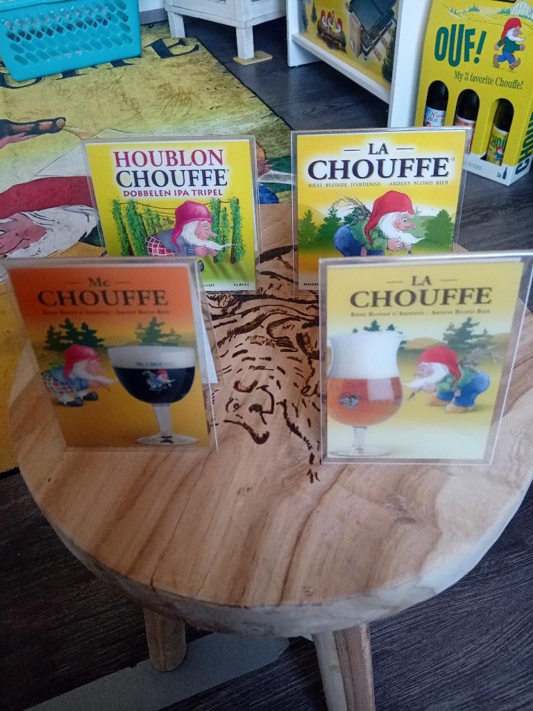 La chouffe, Collections, Marques de bière, Enlèvement ou Envoi, Comme neuf, Autres types