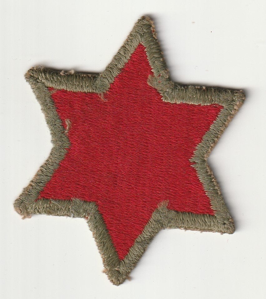 Patch de la 6e division d'infanterie de ww2, Collections, Enlèvement ou Envoi
