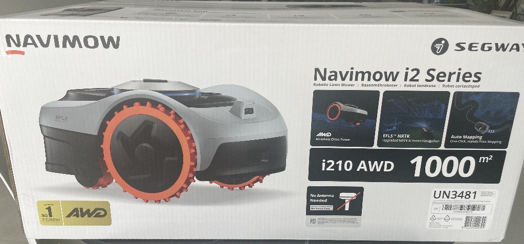 Segway Navimow i210 AWD Robotmaaier 1000m² | NIEUW in doos, Tuin en Terras, Robotmaaiers, Ophalen, Nieuw, Segway, Met regensensor