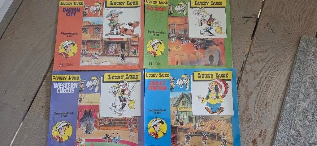 Lucky Luke stickers, Enlèvement ou Envoi, Autres personnages, Neuf, Image, Affiche ou Autocollant