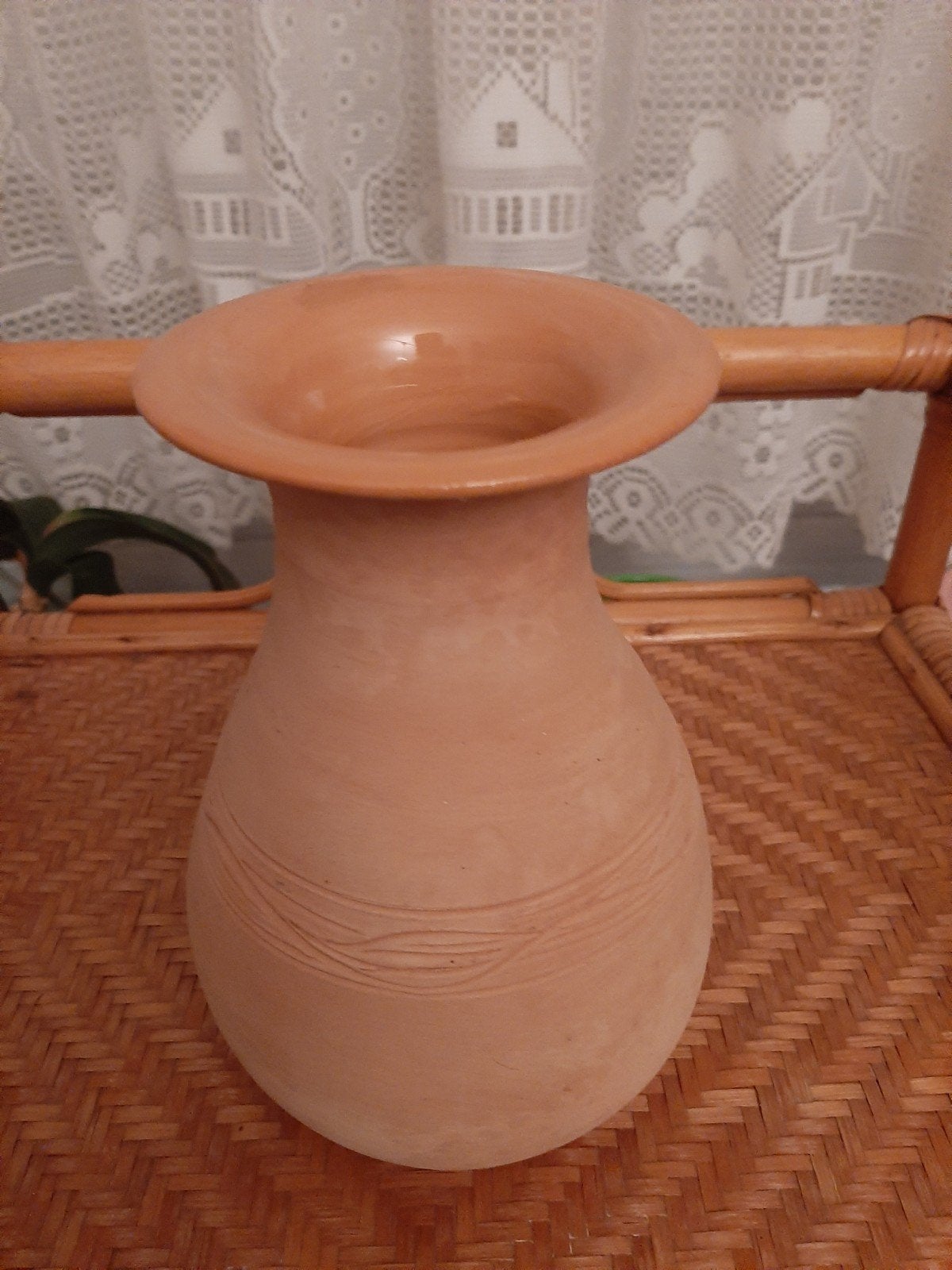 Terracotta vaas, Ophalen