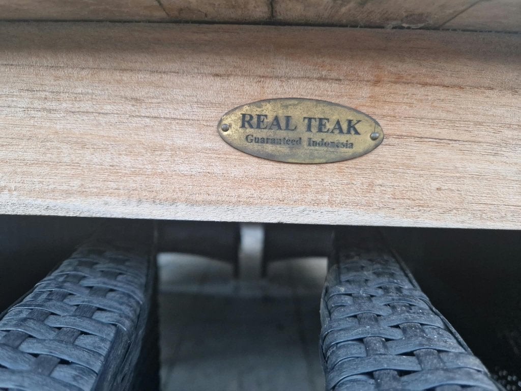 Tuintafel Teak, Ophalen, Gebruikt, Vierkant, Teakhout