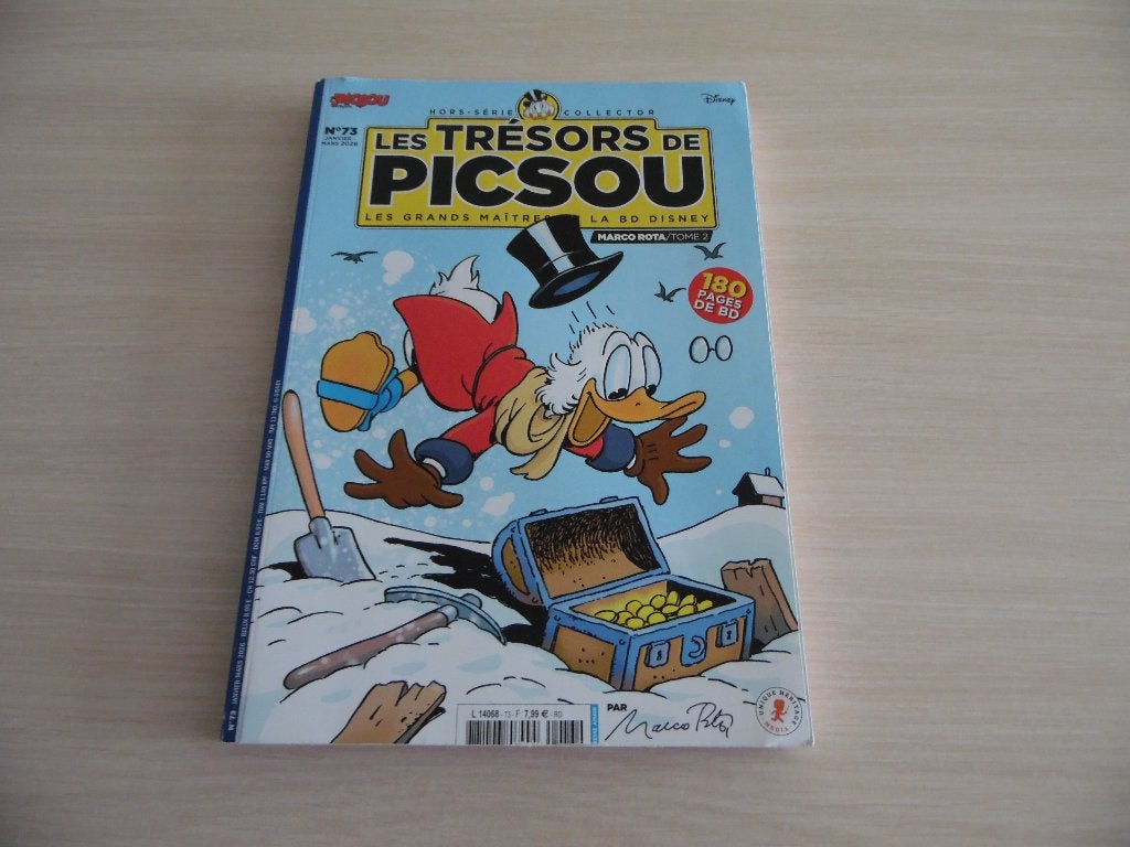 LES TRÉSORS DE PICSOU N°73, Ophalen of Verzenden, Zo goed als nieuw, Eén stripboek, WALT DISNEY