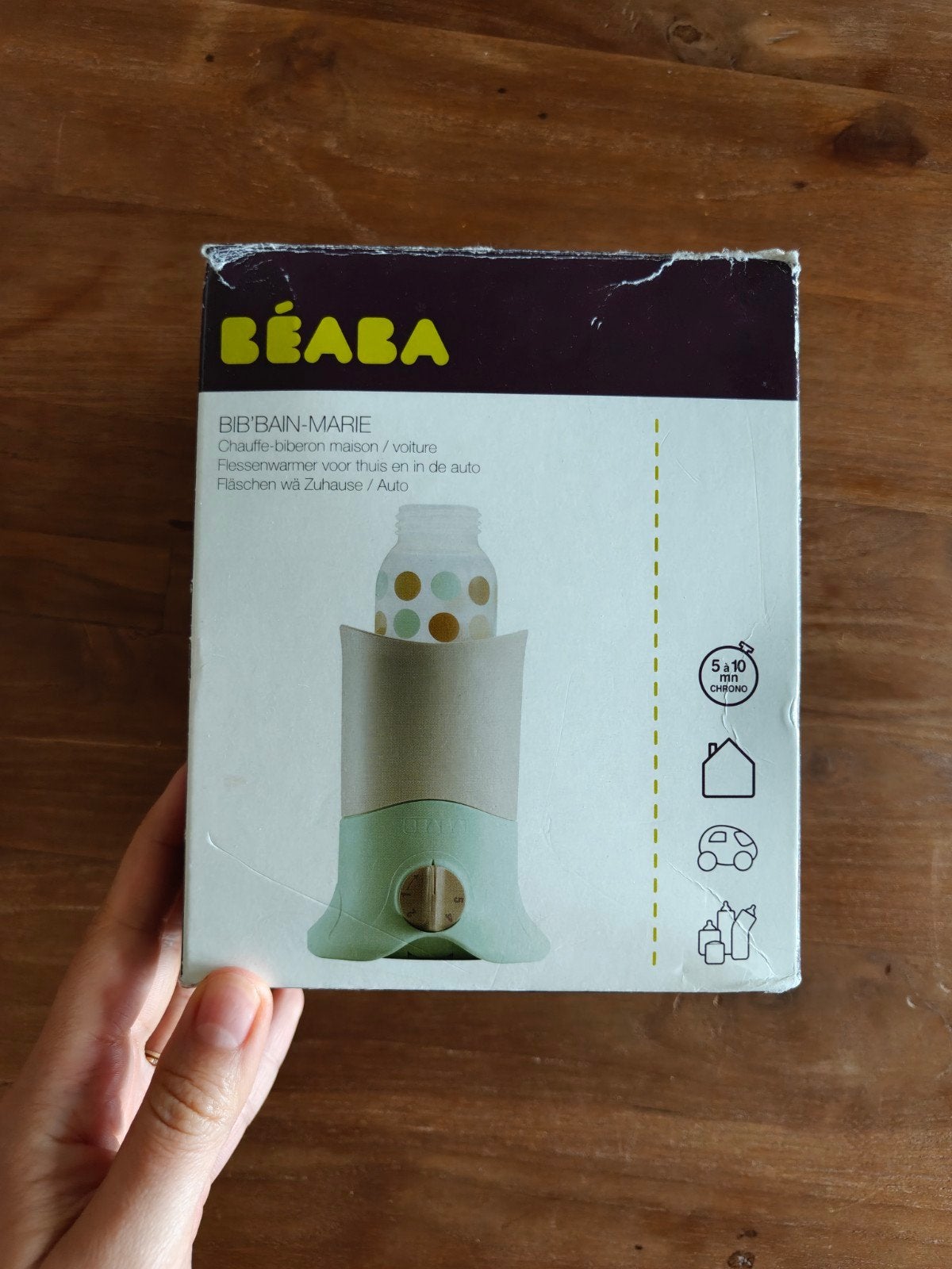 Bébea melkwarmer auto, Motoren, Ophalen