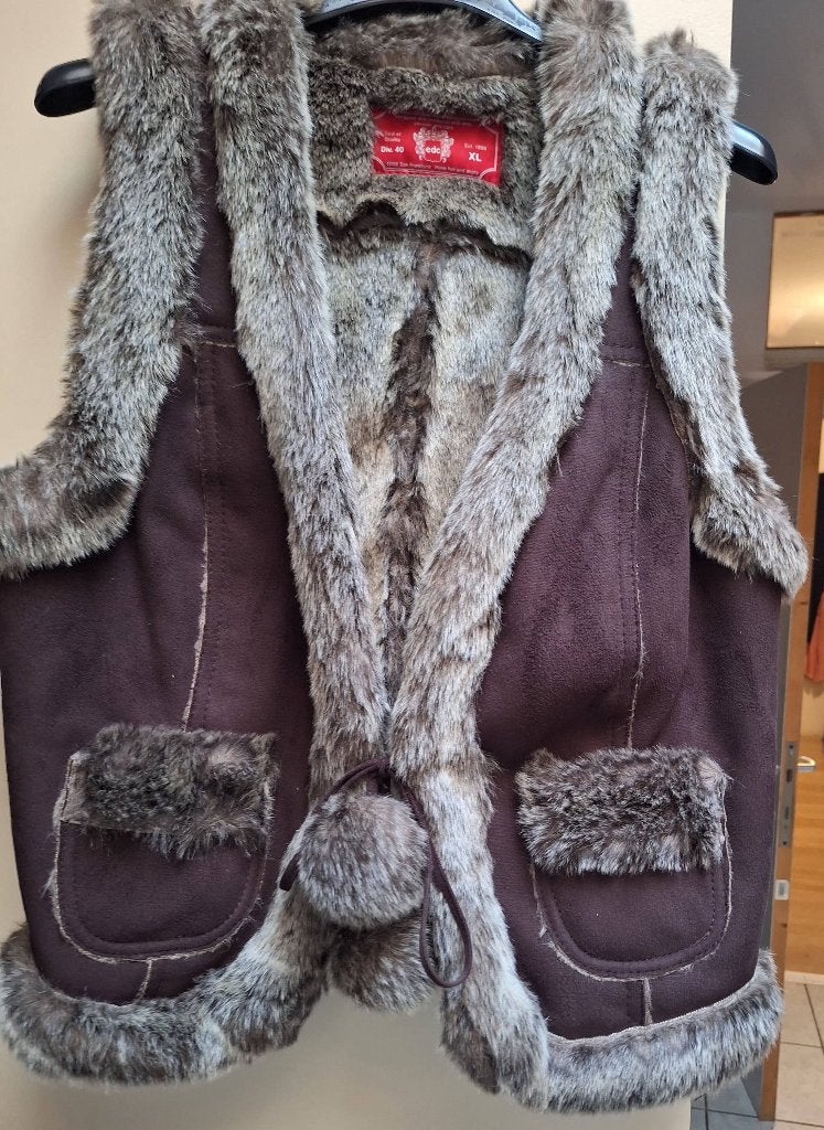Vested'hiver sans manche, Vêtements | Femmes, Taille 38/40 (M), Enlèvement ou Envoi, Comme neuf, Brun