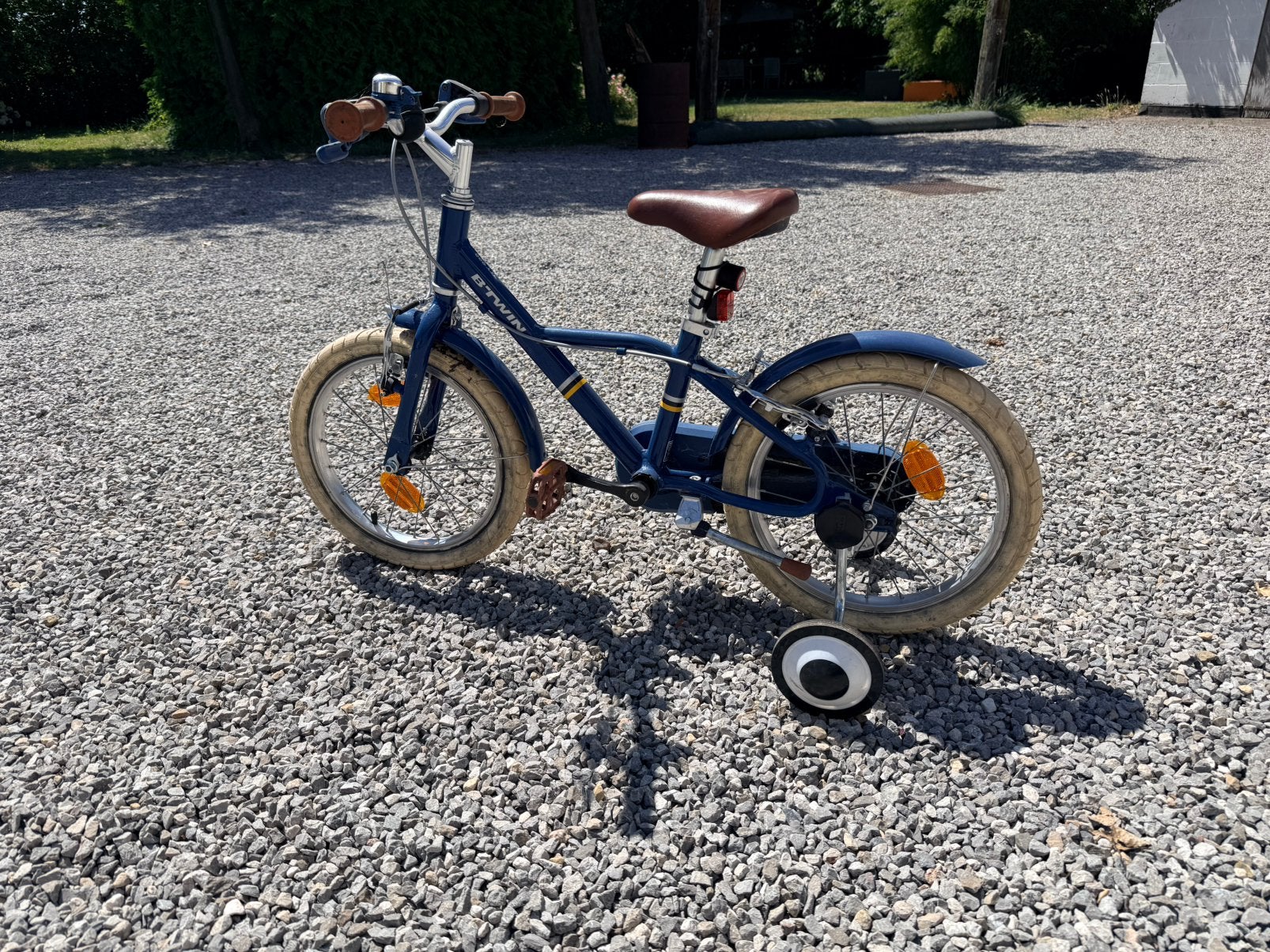 Kinderfiets met verwijderbare zijwieltjes, Ophalen, Zo goed als nieuw, Zijwieltjes
