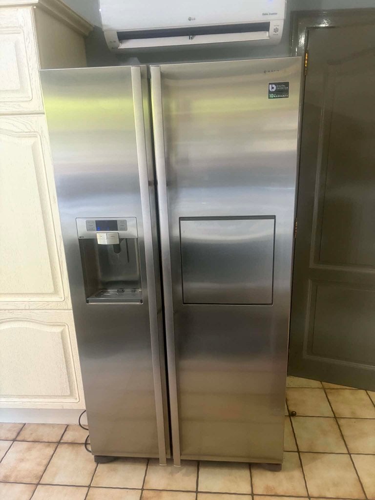 Amerikaanse Frigo van Samsung met ijsblok maker en bar 637 l, Electroménager, Classe énergétique A ou plus économe, 160 cm ou plus