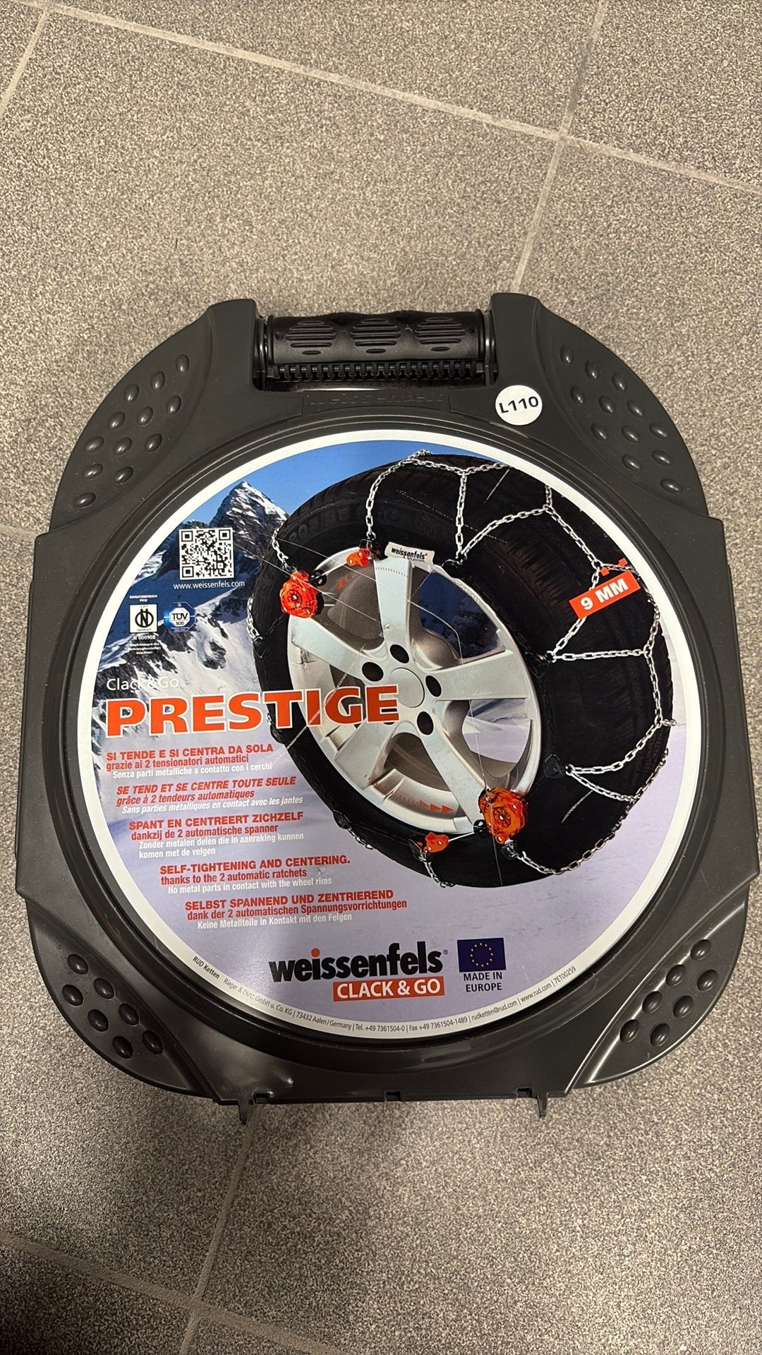 Prestige sneeuwkettingen L110- nooit gebruikt, Ophalen, Nieuw