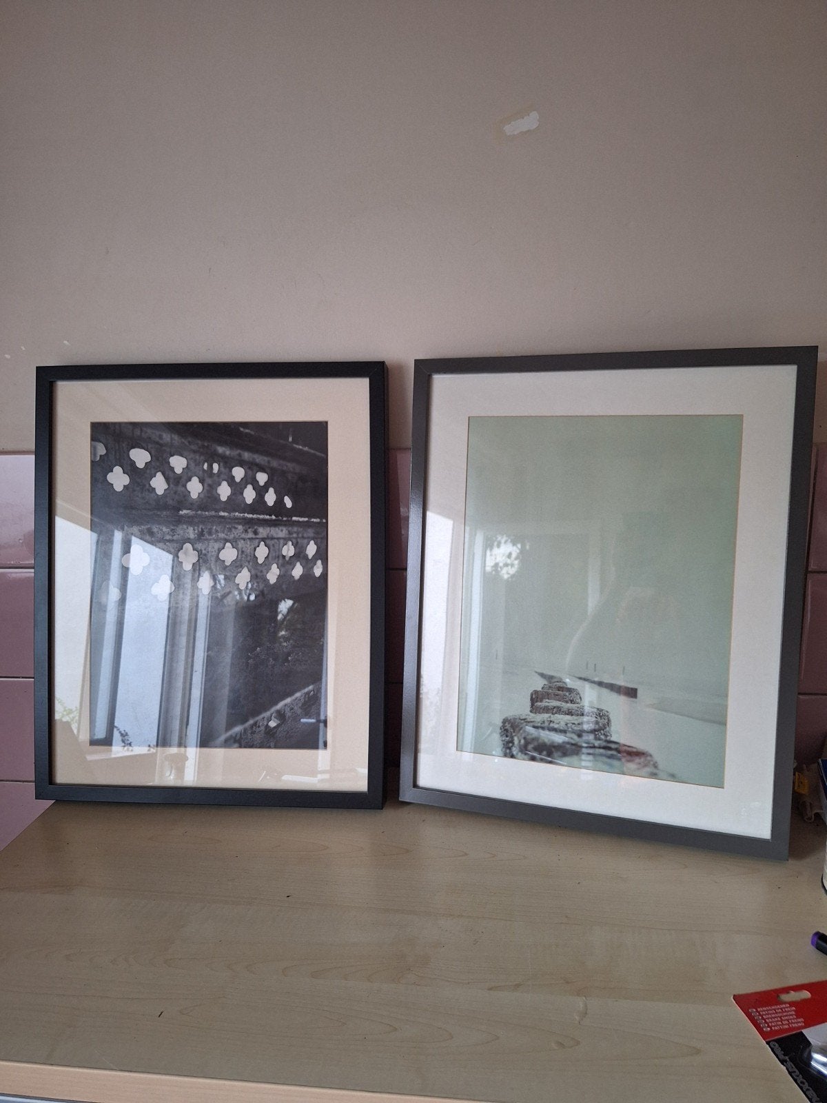 Ribba kader x2, TV, Hi-fi & Vidéo, Noir, Enlèvement, Bois, Avec verre
