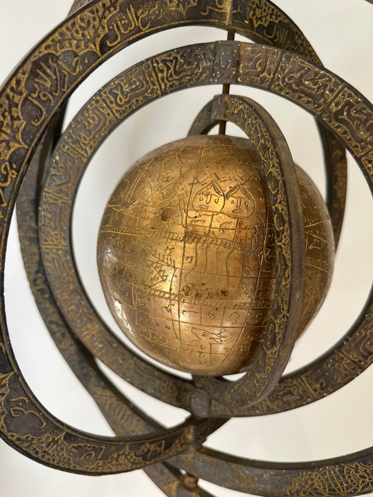 Armilarium - hemelbol, Antiek en Kunst, Antiek | Brons en Koper, Koper, Ophalen of Verzenden