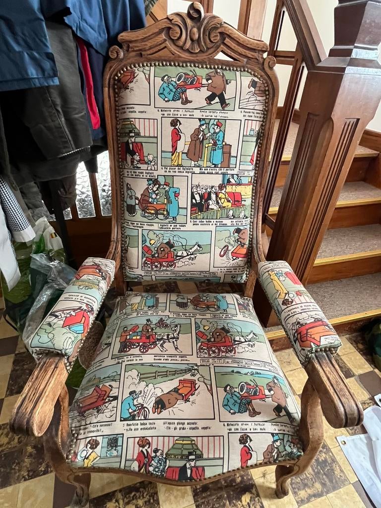 Fauteuil Voltaire, Enlèvement