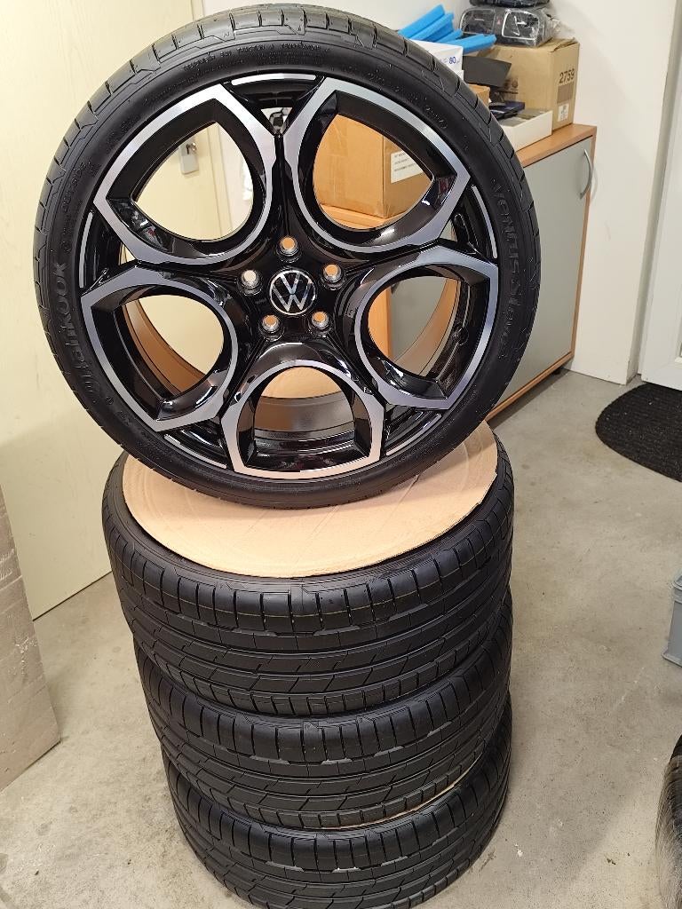 Originel Golf 8 gti clubsport 19 inch Velgen+zomerbanden, Enlèvement, Volkswagen