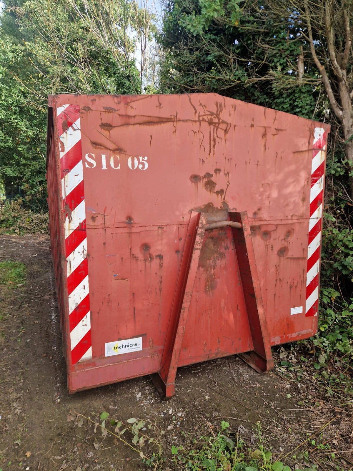 Conteneur fermé 30m2, Enlèvement