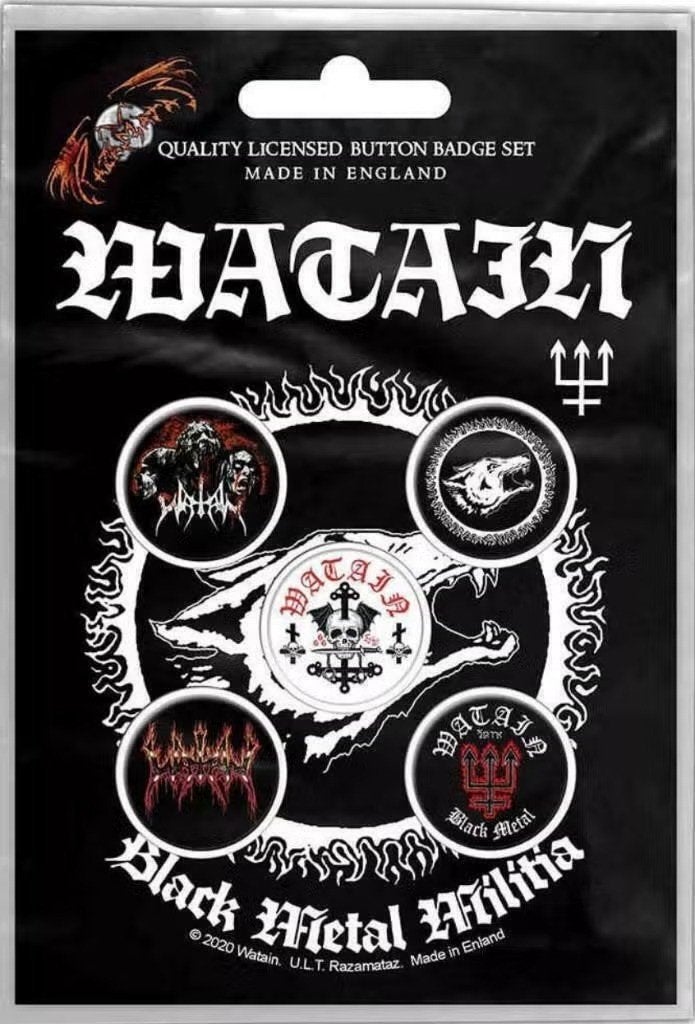 Watain Button Black Metal Militia officiële merchandise, Ophalen of Verzenden, Nieuw