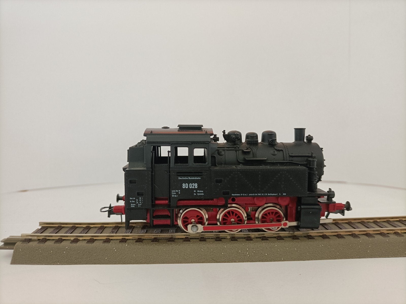 Roco H0 - Stoomlocomotief BR 80 028 DB (Gelijkstroom Analoog, Hobby en Vrije tijd, Ophalen, Roco, Analoog, Gelijkstroom
