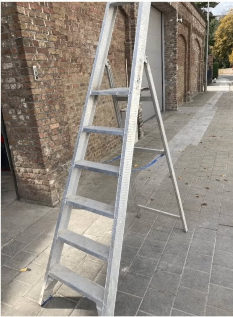 trapladder merk solide, Ophalen, Gebruikt