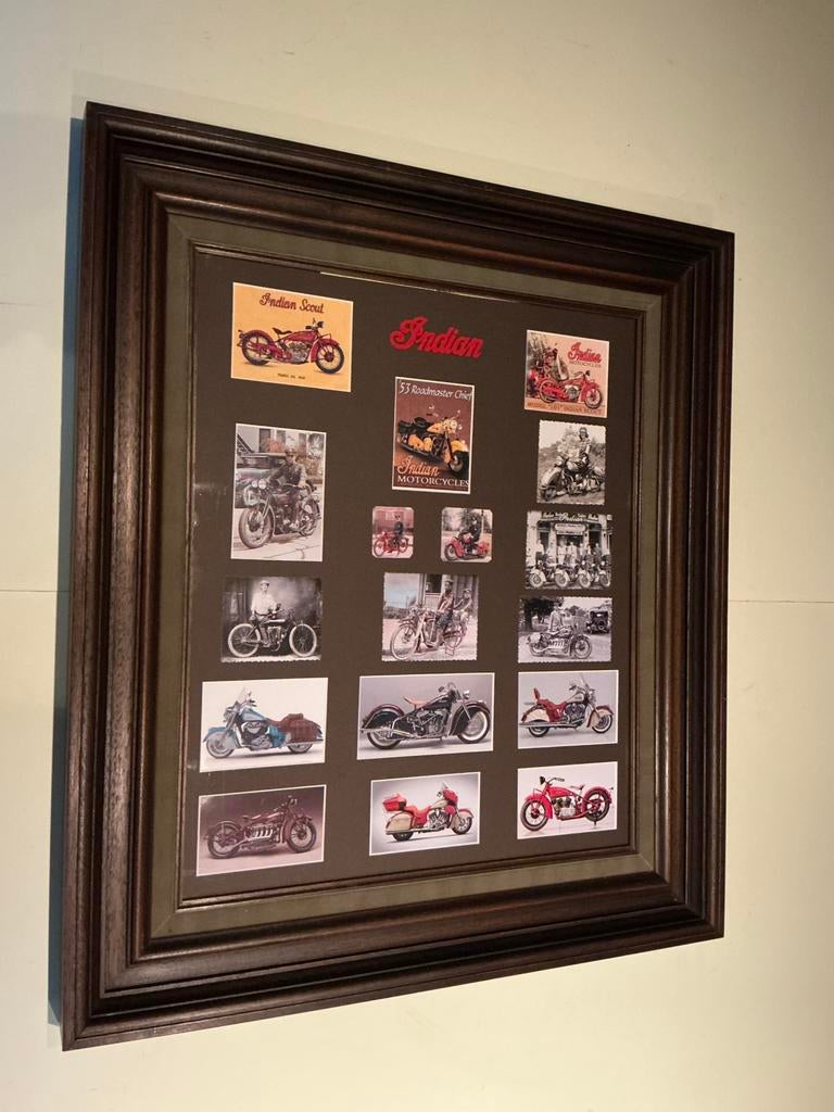 Cadre déco pour moto INDIAN, Enlèvement, Comme neuf