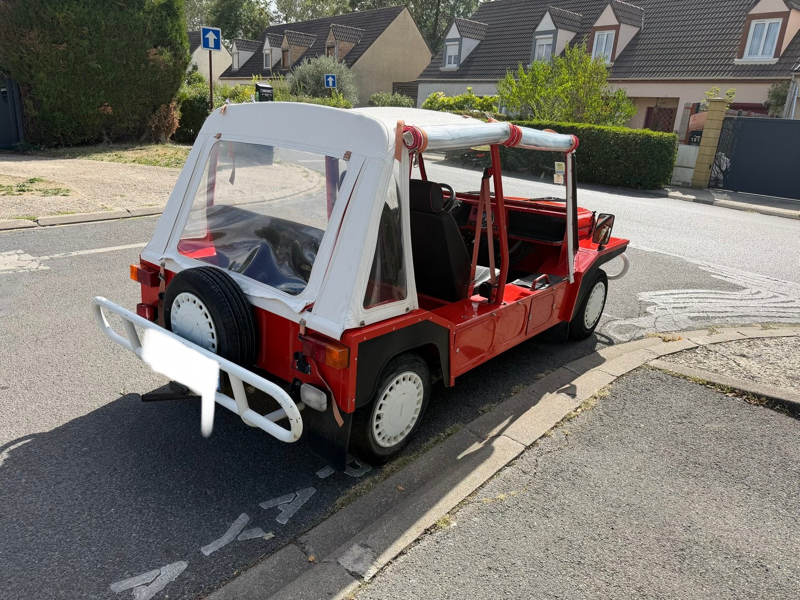 MINI MOKE 1991 portugal vente urgentes, Auto's, Dealer onderhouden, Zwart, Cabriolet, Leder