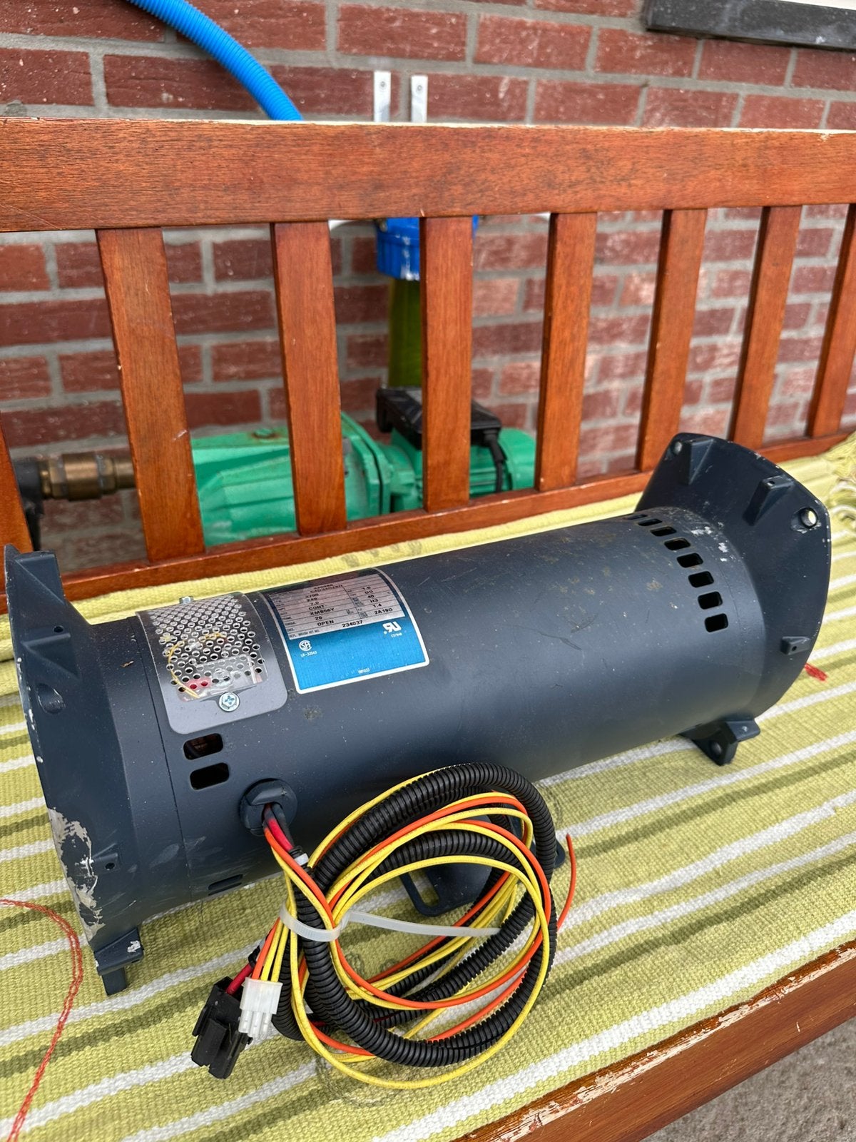 Graco elektrische motor, Enlèvement