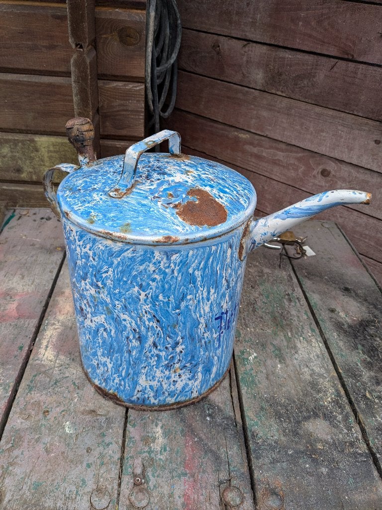 Geëmailleerde kruik, Antiek en Kunst, Ophalen