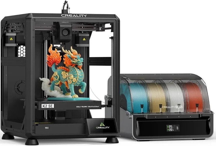 Creality K2 SE Combo 3D-printer 2026 meerkleurig met CFS, Computers en Software, 3D Printers, Ingebouwde Wi-Fi, Ophalen of Verzenden