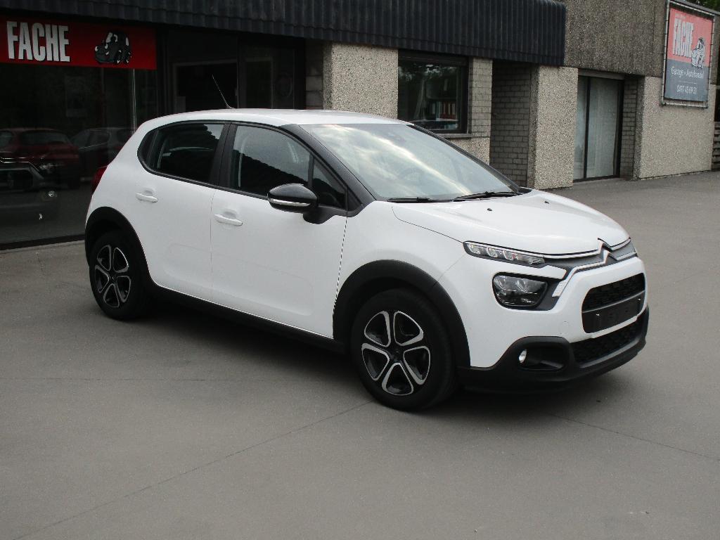 citroen c3 1.2 feel pack 07/2022 23000 km, Auto's, Citroën, Voorwielaandrijving, Stof, Euro 6, Wit