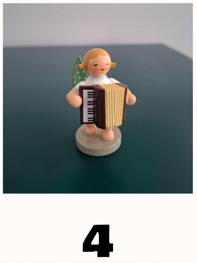 Engeltje van de reeks Grünhainichener Engel - accordeon, Ophalen of Verzenden, Zo goed als nieuw