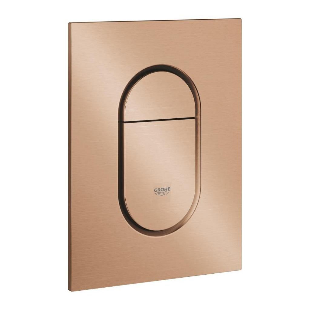 GROHE cosmopolitan S-size drukplaat warm sunset geborsteld, Ophalen, Nieuw, Koper, Toilet