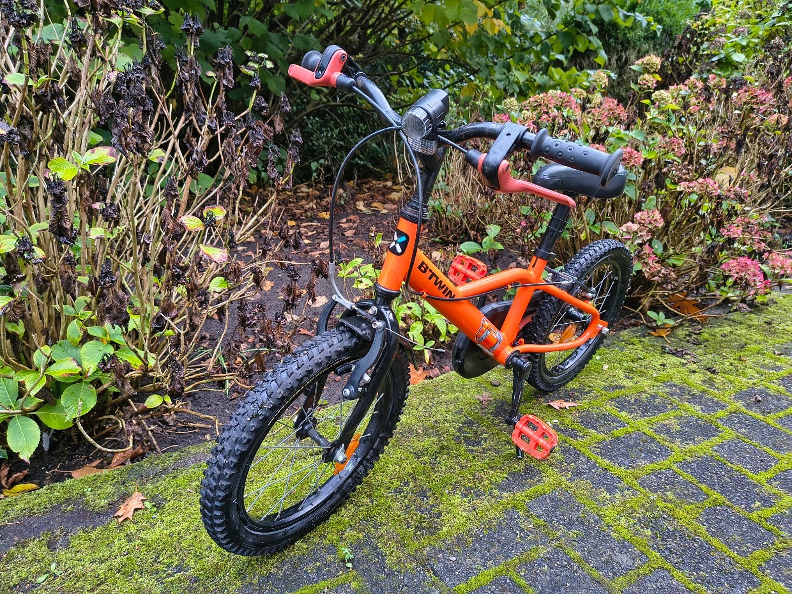 Stoere jongensfiets 16 Inch, Fietsen en Brommers, Ophalen, Gebruikt, Velgrem, Minder dan 16 inch