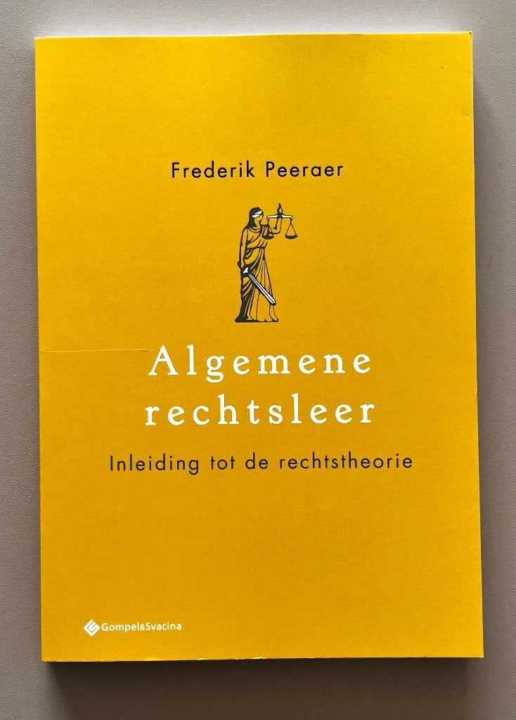 Algemene Rechtsleer (editie 2021) – Nieuw, Ophalen of Verzenden, Nieuw, Hoger Onderwijs, Frederik Peeraer