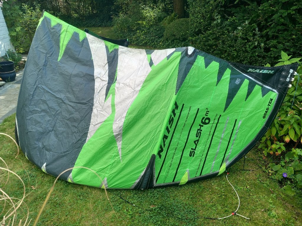 NAISH KITE SLASH 6M 150EURO, Ophalen, Gebruikt, 6 m², Kite