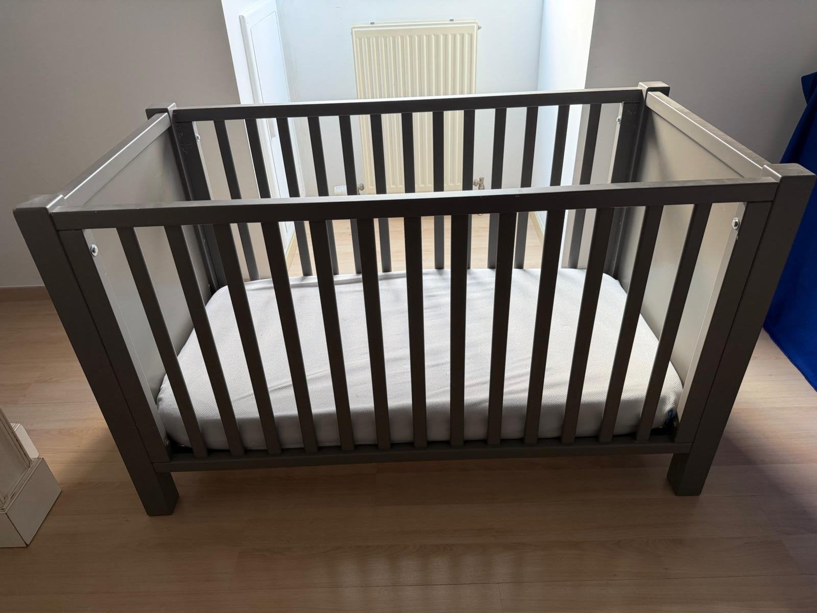 Babybed, Kinderen en Baby's, Babyparken, Ophalen, Gebruikt, Rechthoekig, In hoogte verstelbaar