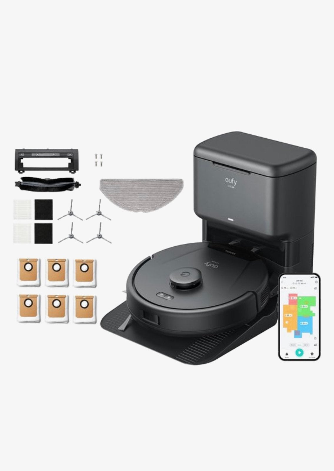 EUFY Clean L60 Hybrid, Electroménager, Aspirateurs, Utilisé, Aspirateur robot, Dreame, Vidage automatique, Contrôlable via application