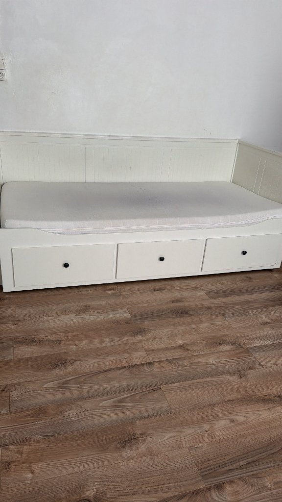 Lit, Huis en Inrichting, Slaapkamer | Bedden, Ophalen, Gebruikt, Tweepersoons, Wit