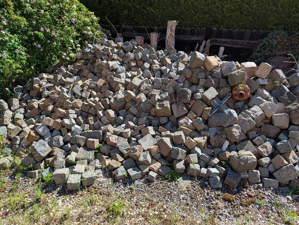 Porfier kasseien, Ophalen, Gebruikt, Overige typen, Natuursteen