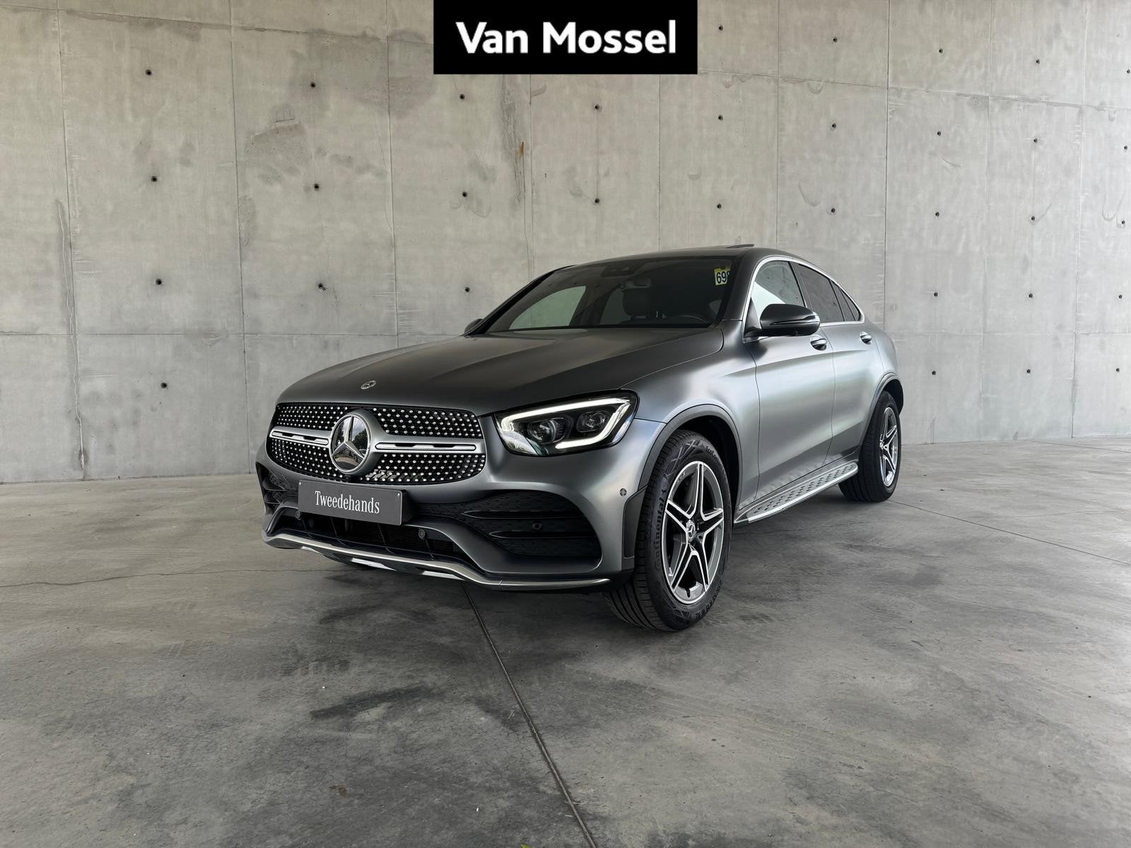 Mercedes-Benz GLC 200d 4MATIC AMG LINE Coupé + CARPLAY + LE, Auto's, Automaat, Dealer onderhouden, Gebruikt, 4 cilinders