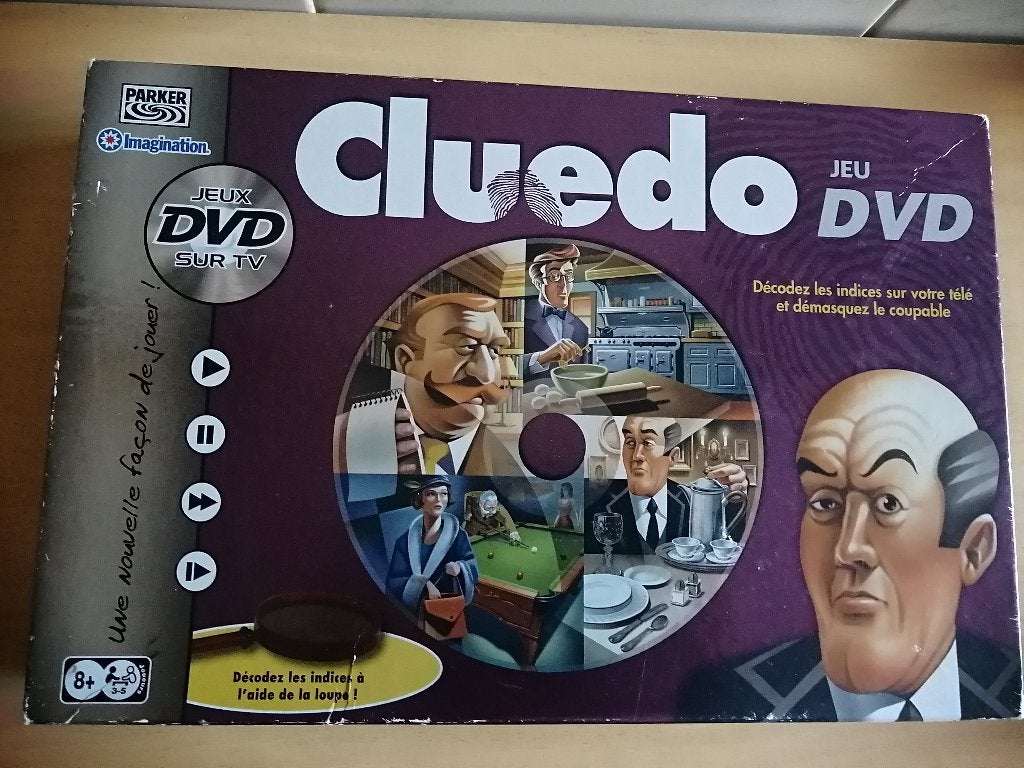 Jeu CLUEDO avec DVD de Parker, Enlèvement ou Envoi, Parker