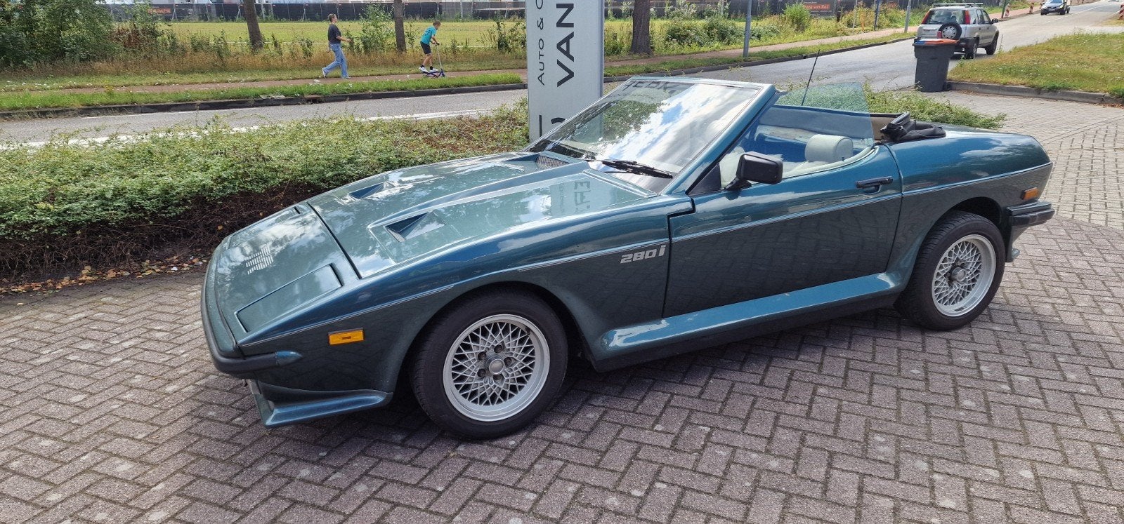 TVR TASMIN 2800 AUTOMAAT STUURBEKRACHTIGING zeldzame uitv., Auto's, Automaat, Achterwielaandrijving, Lederen bekleding, Cabriolet
